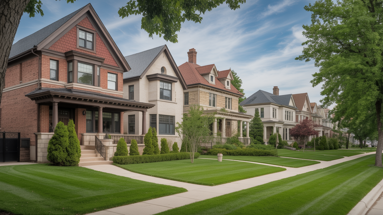 Residential neighborhood in Wauwatosa